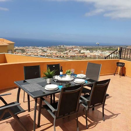 Villa Roque Del Conde With Private Pool, Terrace With Fantastic Sea Views, Wifi, Garden, Garage Adeje ภายนอก รูปภาพ