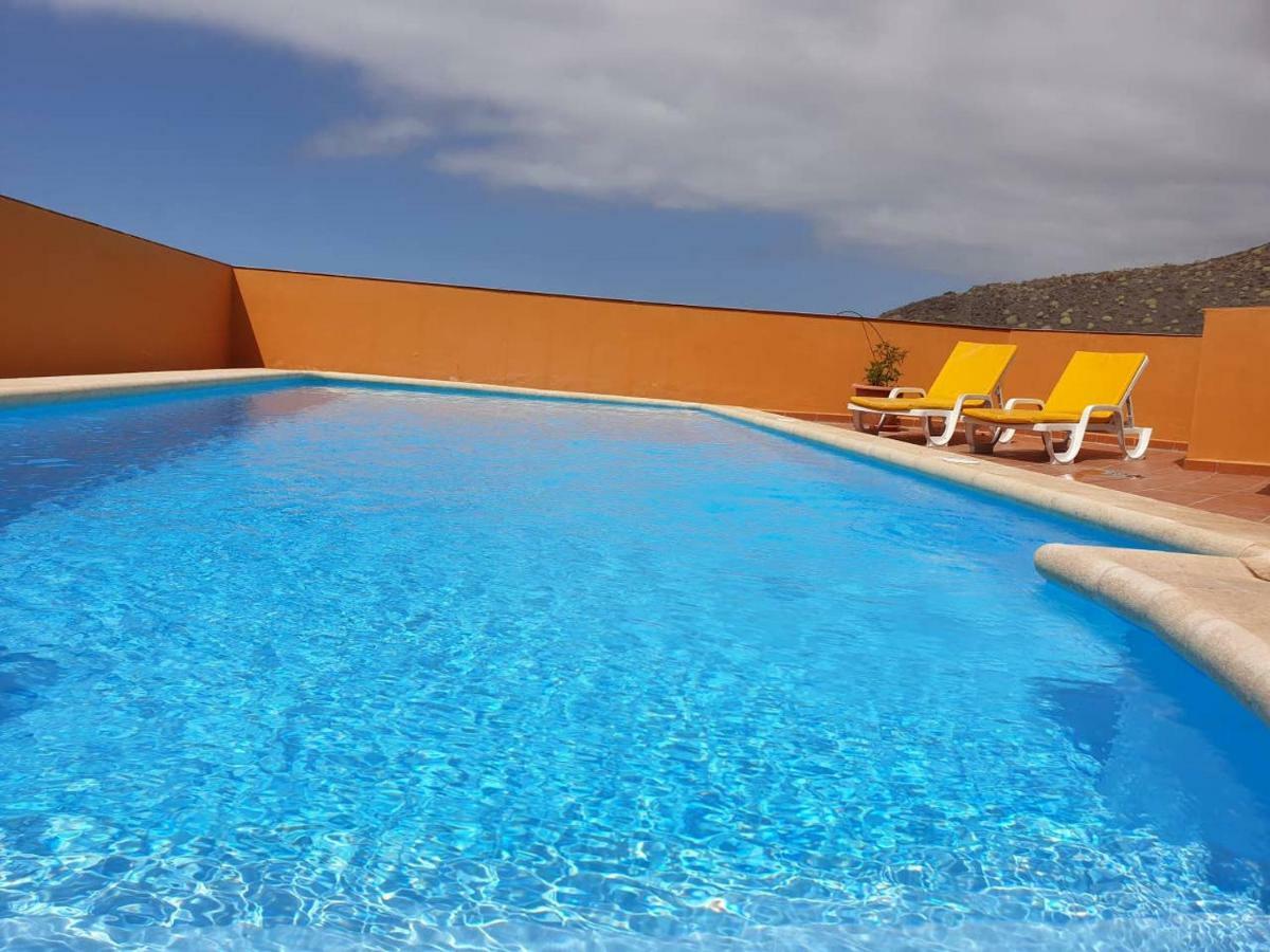 Villa Roque Del Conde With Private Pool, Terrace With Fantastic Sea Views, Wifi, Garden, Garage Adeje ภายนอก รูปภาพ