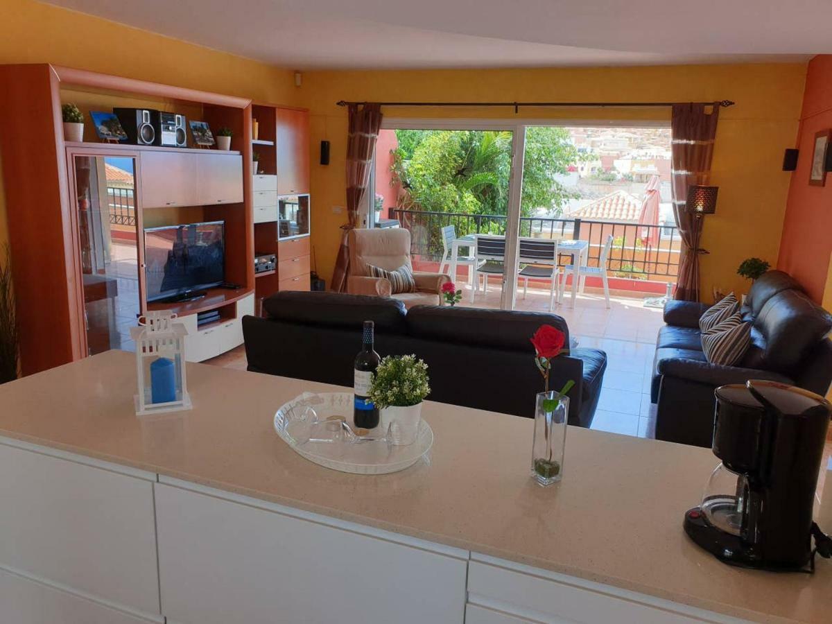 Villa Roque Del Conde With Private Pool, Terrace With Fantastic Sea Views, Wifi, Garden, Garage Adeje ภายนอก รูปภาพ