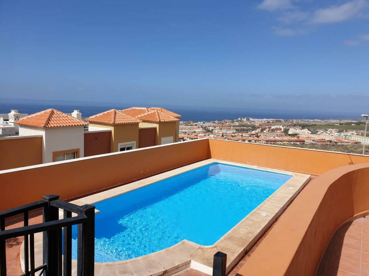 Villa Roque Del Conde With Private Pool, Terrace With Fantastic Sea Views, Wifi, Garden, Garage Adeje ภายนอก รูปภาพ